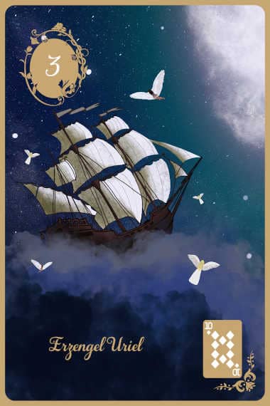 Karte 3 Das Schiff gratis online Kartenlegen mit den Lenormandkarten