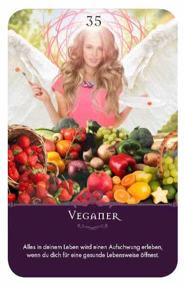 Gratis Kartenlegen Kraft der Engel Orakel Karte 35 Veganer