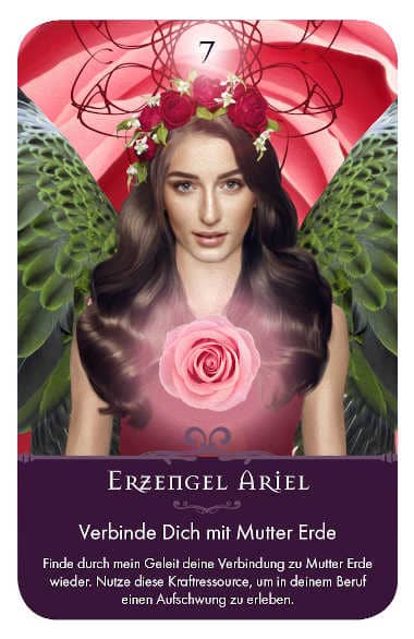 Gratis Kartenlegen Kraft der Engel Orakel Karte 7Erzengel Ariel