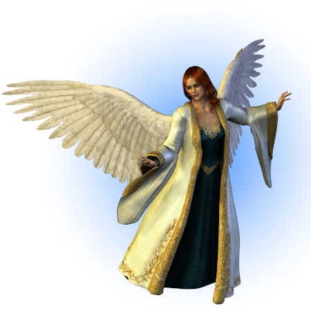 Ein Engel der Hellsicht wunderschöner Erzengel